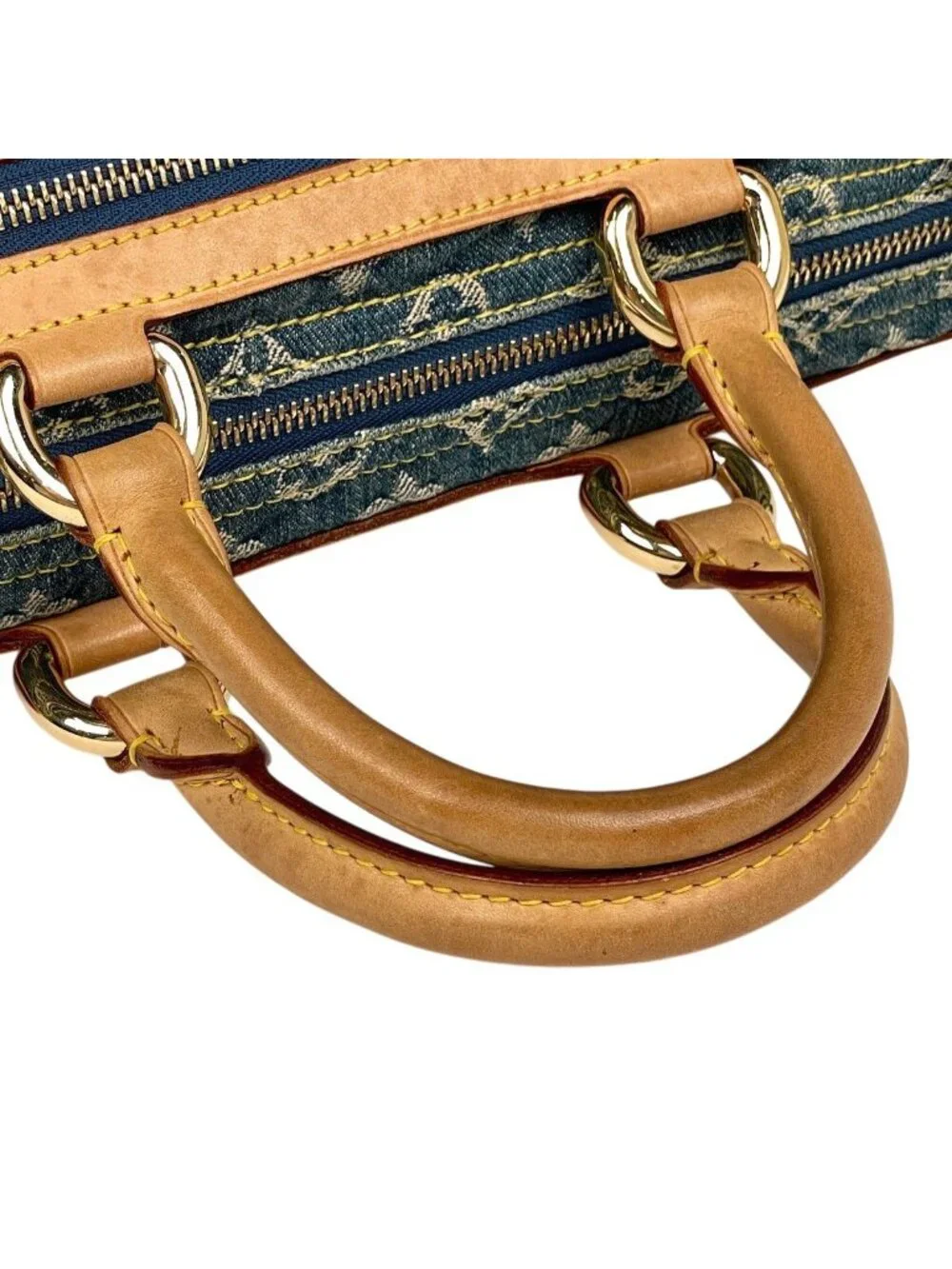 Louis Vuitton Neo Speedy Boston Bag Monogram Denim Blue - Picture 8 of 11